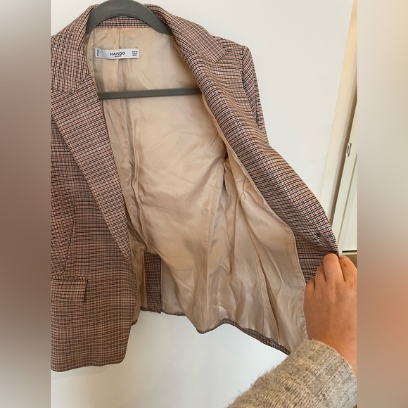 Mango SUIT blazer Houndstooth pattern - Picture 6 of 8